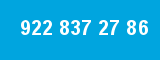 922 837 27 86 922 837 27 86